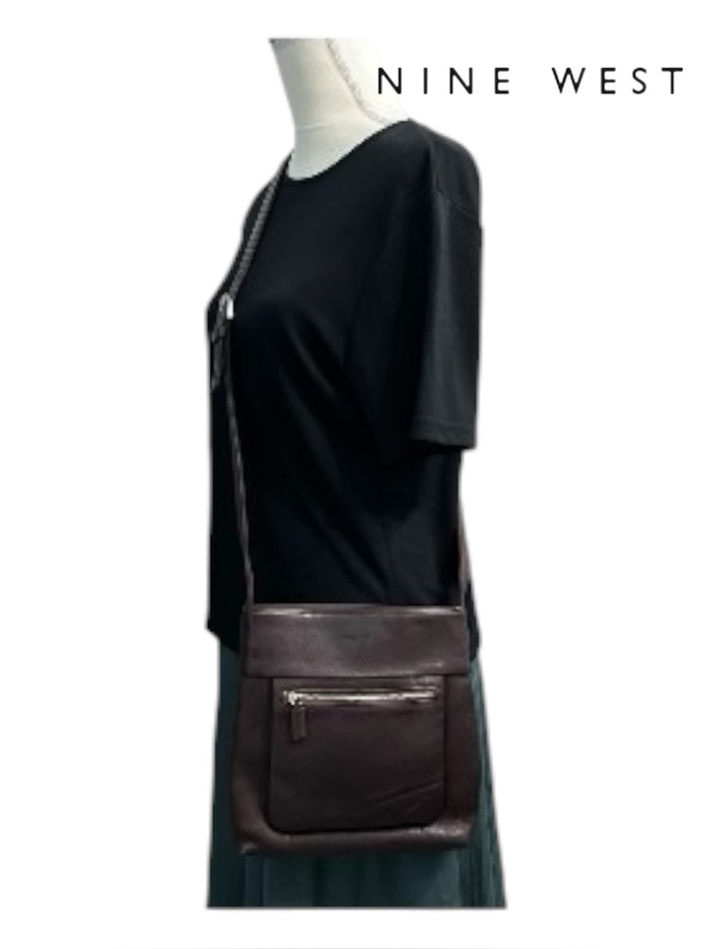 Nine West, Vintage Leather Crossbody Bag